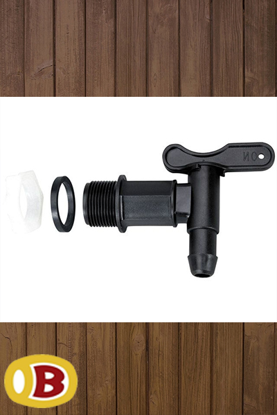 regenton kraan kunststof